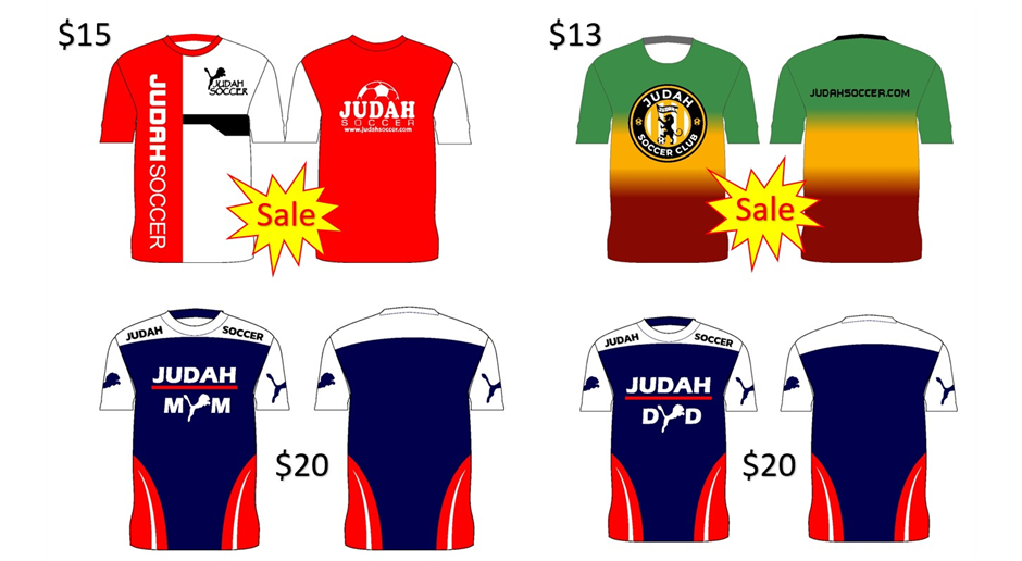 Click Here To Order Exclusive Judah Soccer Merchandise