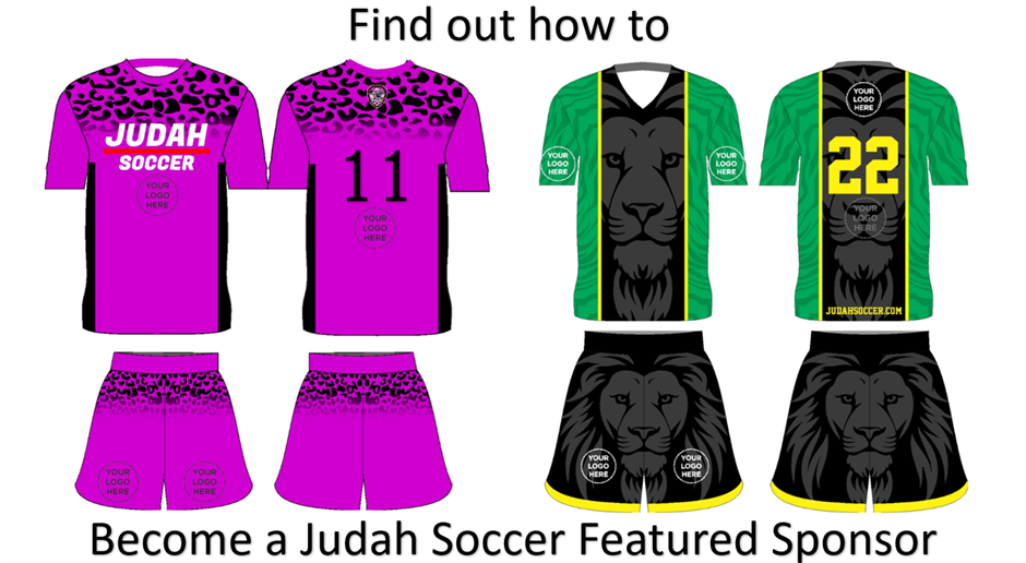 Judah Soccer Uniform Sponsorship Details